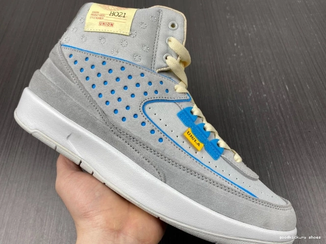 Retro DN3802-001 Jordan 2 Fog Grey Union 0710
